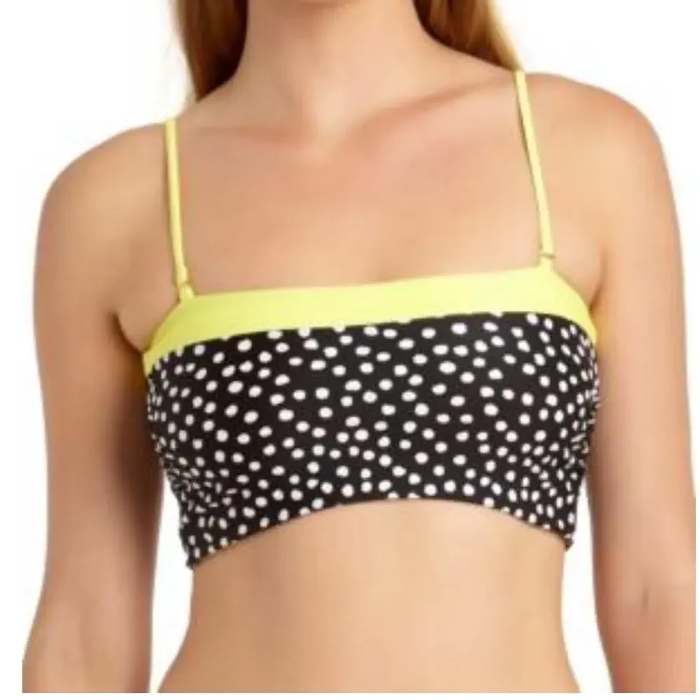 California Waves Reversible Bandeau Swim Top